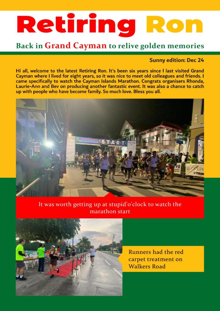 Retiring Ron Cayman Islands Edition