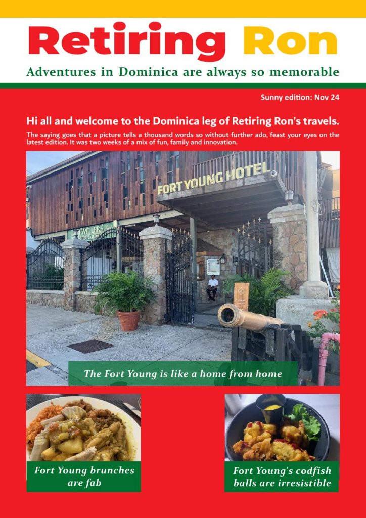 Retiring Ron Dominica Edition Nov 2024