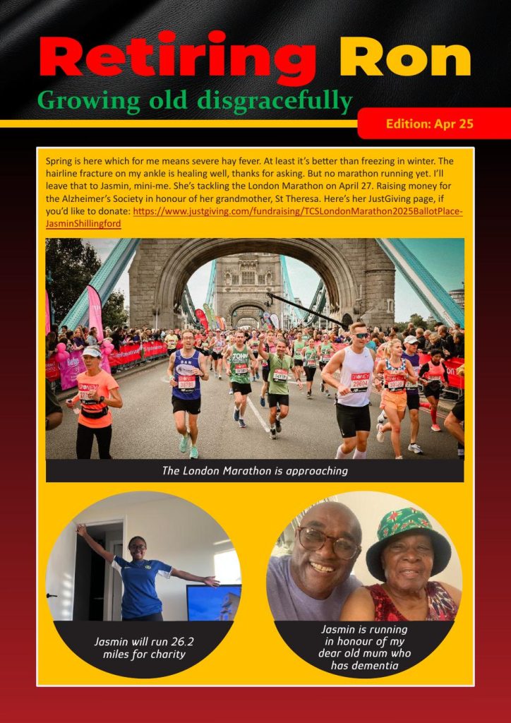 Retiring Ron April 2025 Edition