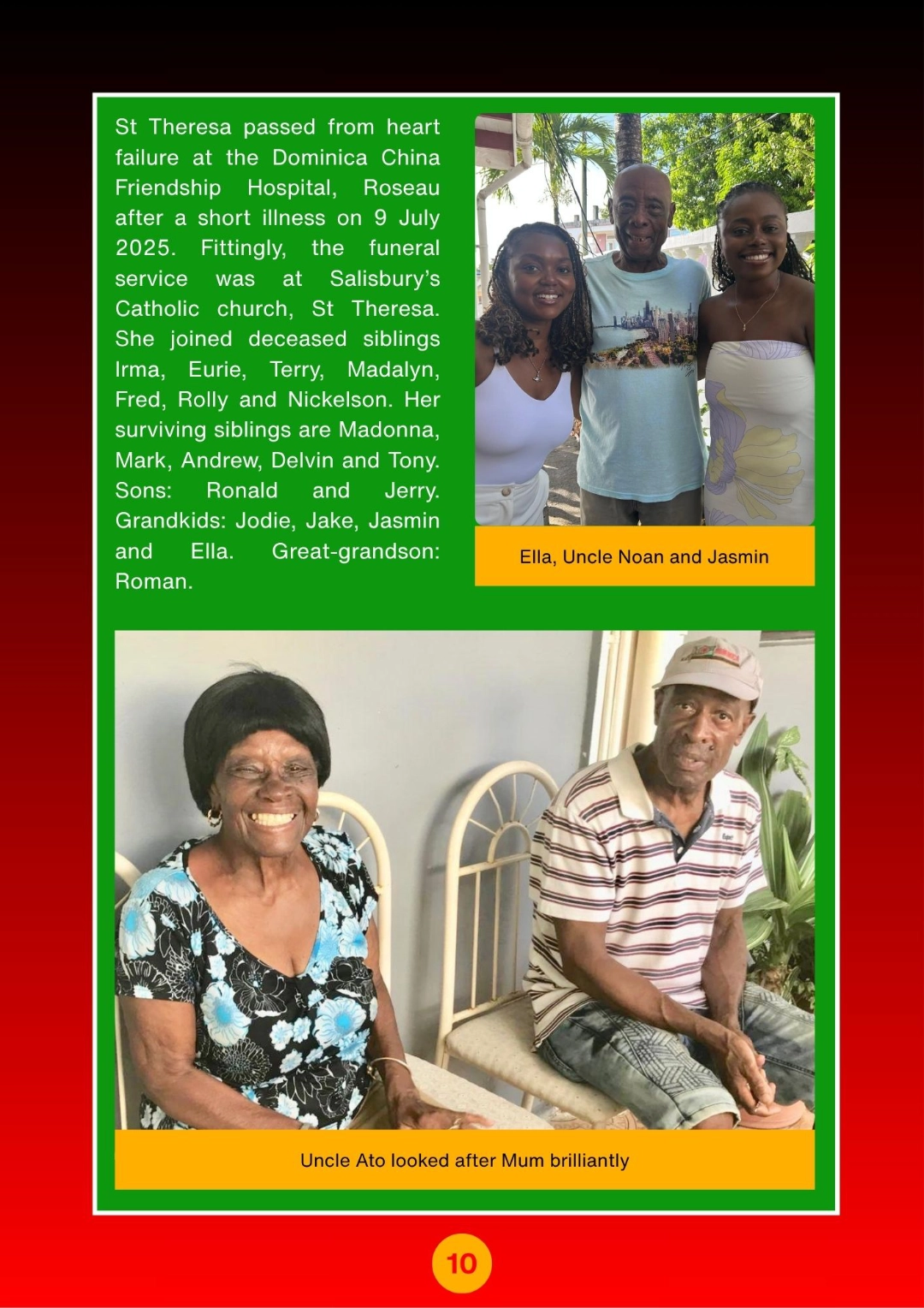 Tribute to St Theresa Pg 10