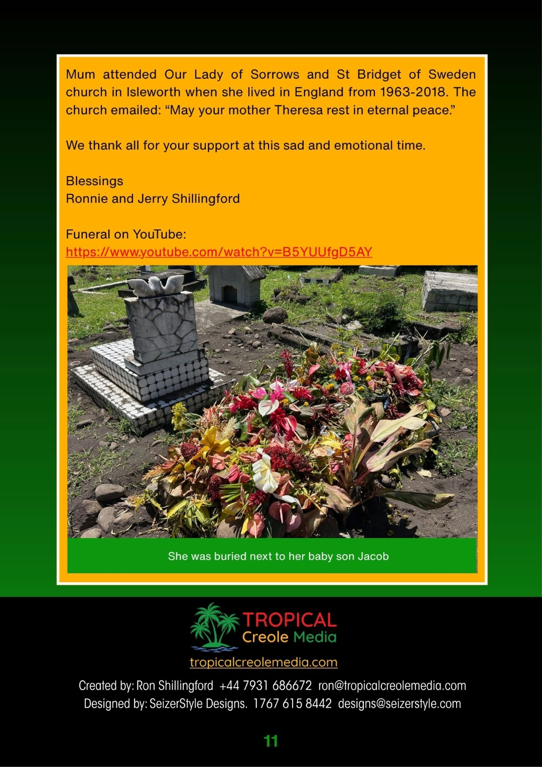 Tribute to St Theresa Pg 11