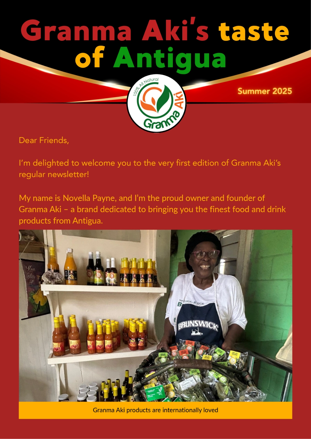 Granma Aki's Taste of Antigua Summer 2025 Edition Pg 1