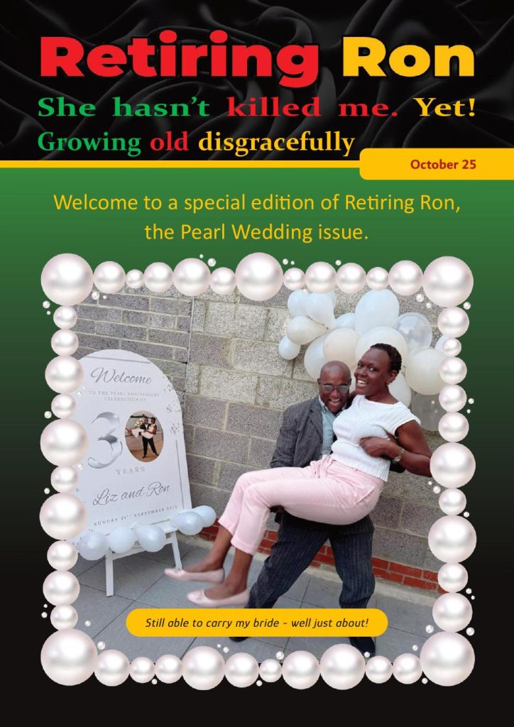 Retiring Ron October 2025 Edition